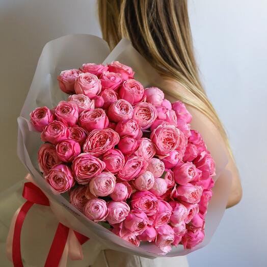 Пионовидная Роза Сильва Пинк 25💓
