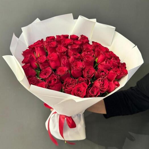 -20%АКЦИЯ🌹Классика |51кенийские розы|Оформление|Цветы в Уфе