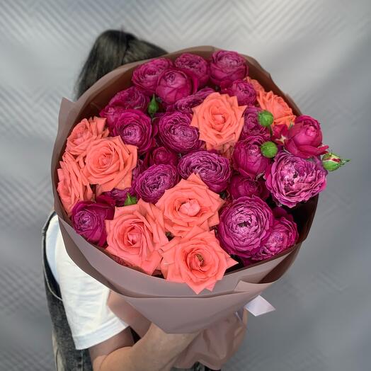 Микс Кустовых Пионовидных Роз🥰🥰🥰