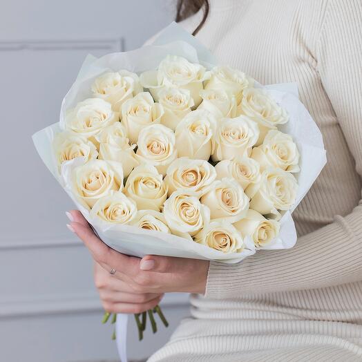 🌸 Белые розы (П483)