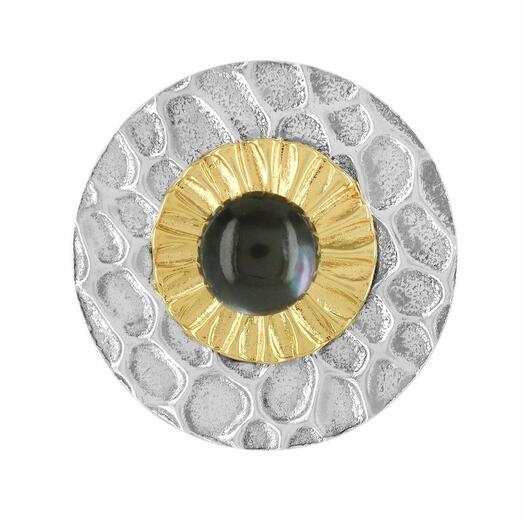 Кольцо TARATATA, Illusion, разъемное, с перламутровой бусиной, TT-W23-07417-10A серебристый