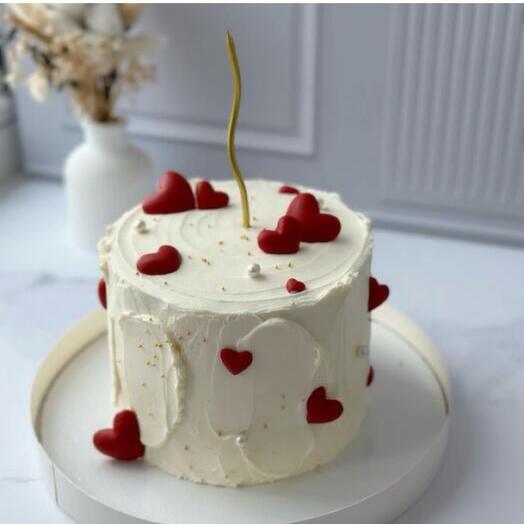 Торт сердечная гармония