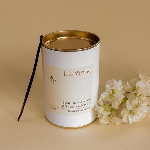 Свеча с ароматом «Ванильная орхидея»