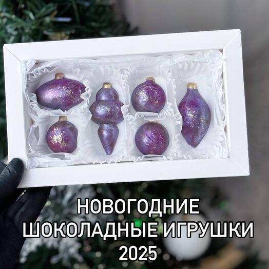 Новогодние шоколадные игрушки NEW 2025 collection