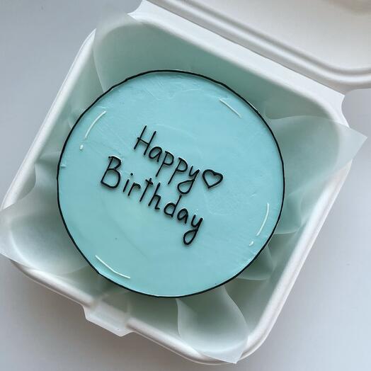 Бенто торт "Happy Birthday" подруге, сестре, маме, дочери, торт в стиле Барби, торт с сердечками