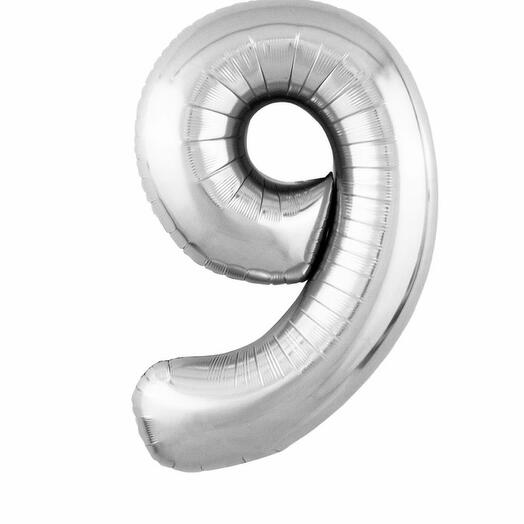 Цифра «9» серебро