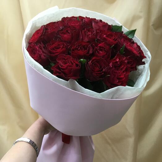 Букет из красных роз (25шт.)