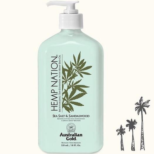 AUSTRALIAN GOLD hemp nation sea salt   sandalwood