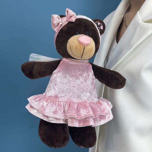 Oso de peluche Milka de pie