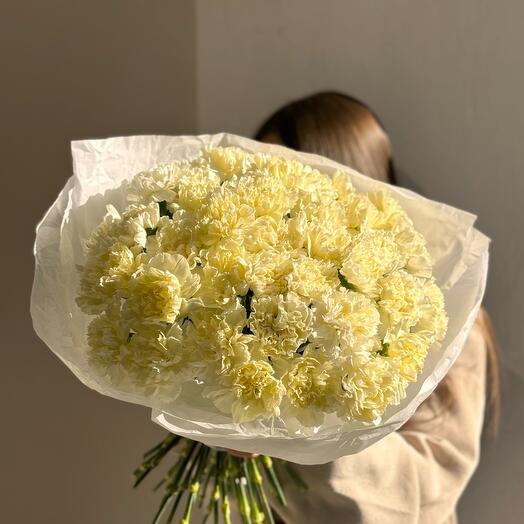 Букет из диантусов «Солнечный свет»