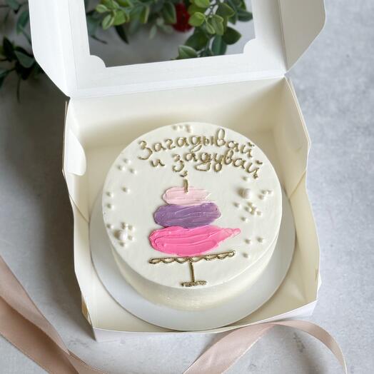 Pastel de Bento 550 gr Adivina y sopla, como regalo de cumpleaños, novia, esposa, novia
