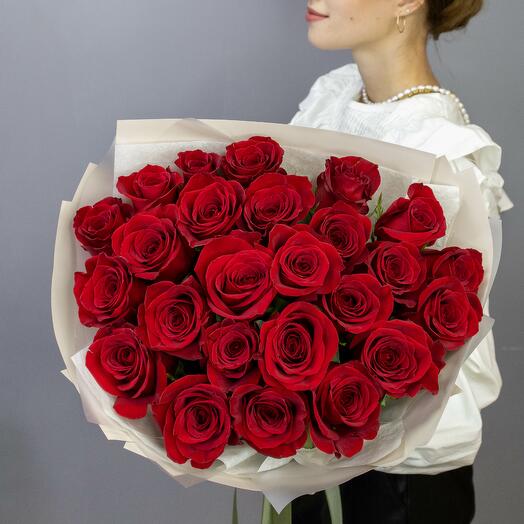 ХИТ! 25 красных роз