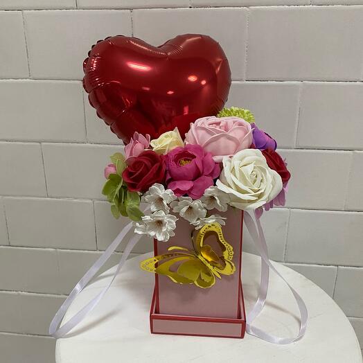 Букет открытка