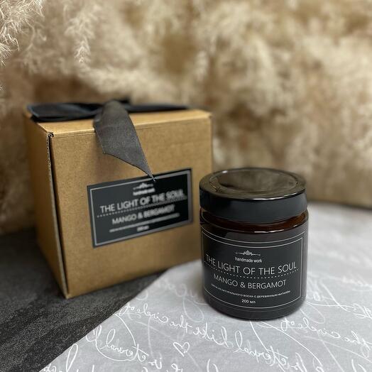 Аромасвеча с запахом Mango Bergamot 🥭