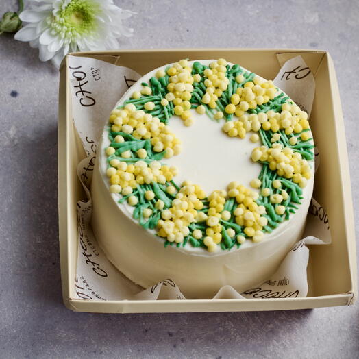 Бенто торт (vegan) мимоза маме, жене, дочери , коллеге