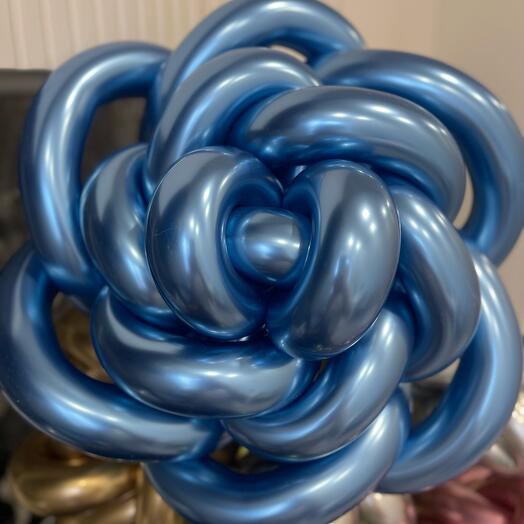 Metallic Blue Rose — воздушная роза