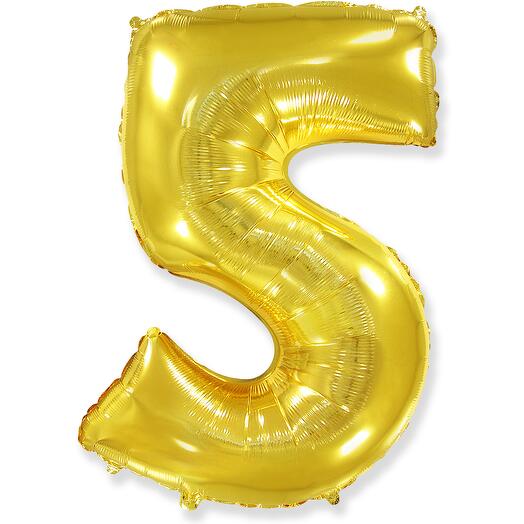 Золотая цифра 5