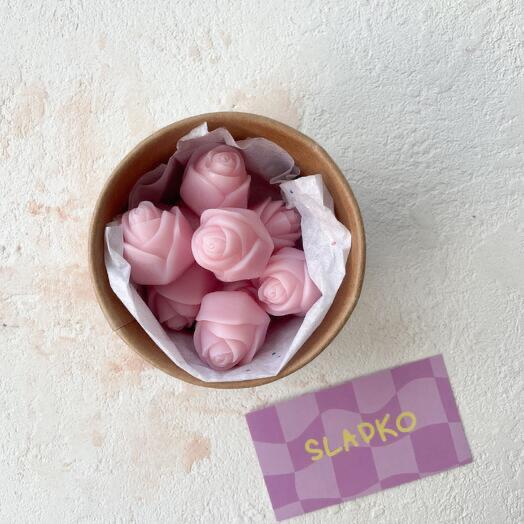 Набор аромасаше (wax melts) «Roses», 8 шт
