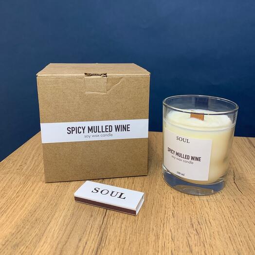 Аромасвеча для дома «Spicy mulled wine»