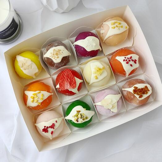Большой набор ассорти Моти, 12 разных вкусов