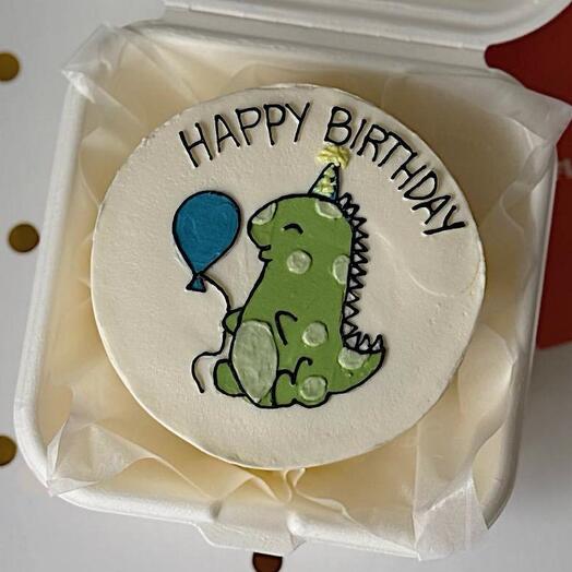 Бенто «Happy Birthday» с динозавриком