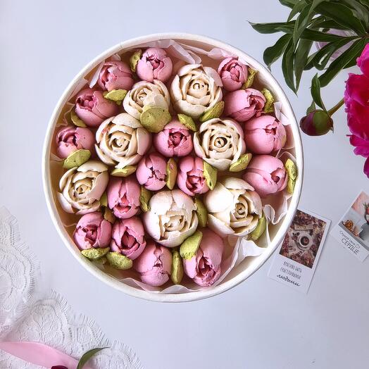 Нежные тюльпаны розовые и белые 💐