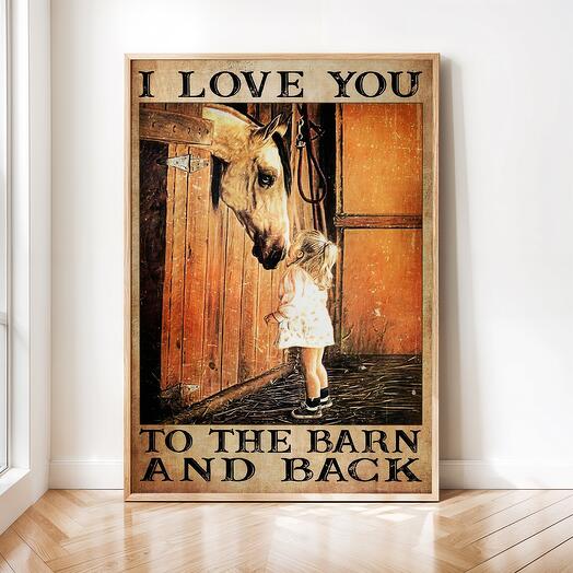 Интерьерный постер "Лошади" винтажная картина 02-0060