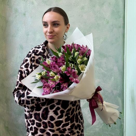 Букет из альстромерий