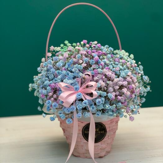 Гипсофила в корзине🌸