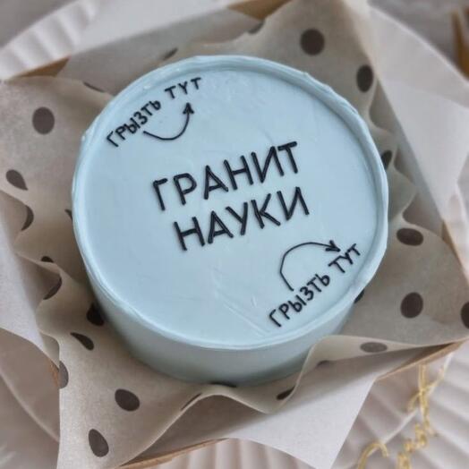 Бенто-торт Гранит науки