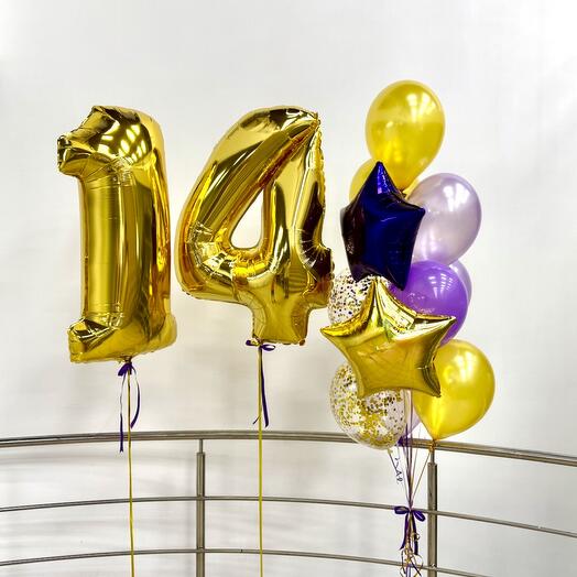Шары 14 лет девочке