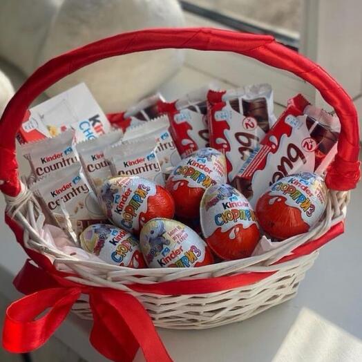 Большой подарочный набор с киндер