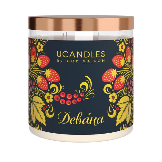 Аромосвеча UCANDLES Девана, 3 фитиля 540гр
