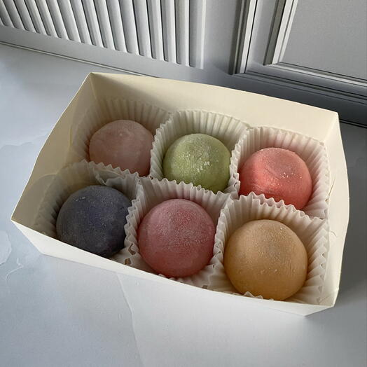 Mochi conjunto de 6 sabores