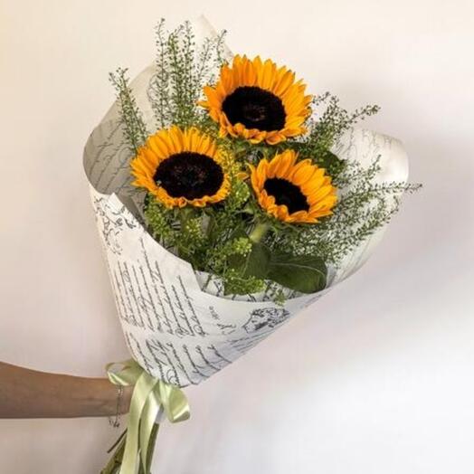 Букет с Подсолнухами🌻