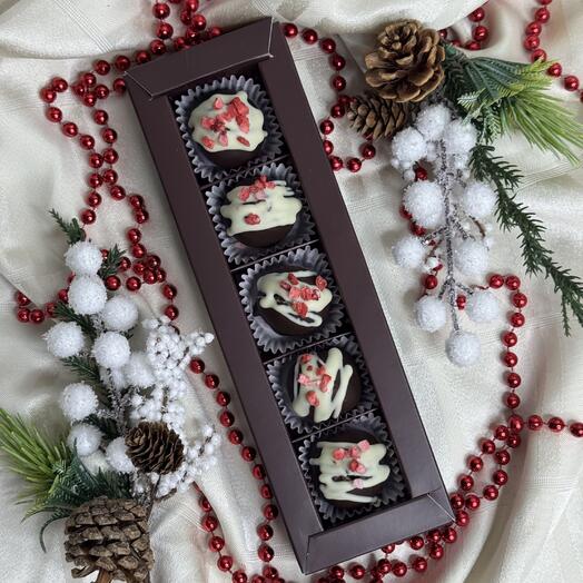 Протеиновые конфеты двойной шоколад 5 штук