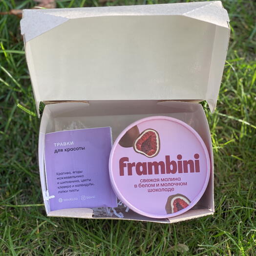 Набор Frambini малина в молочном шоколаде