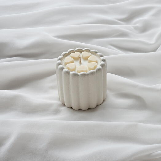 Мятный ганаш из белого шоколада ~ аромaтическая свеча