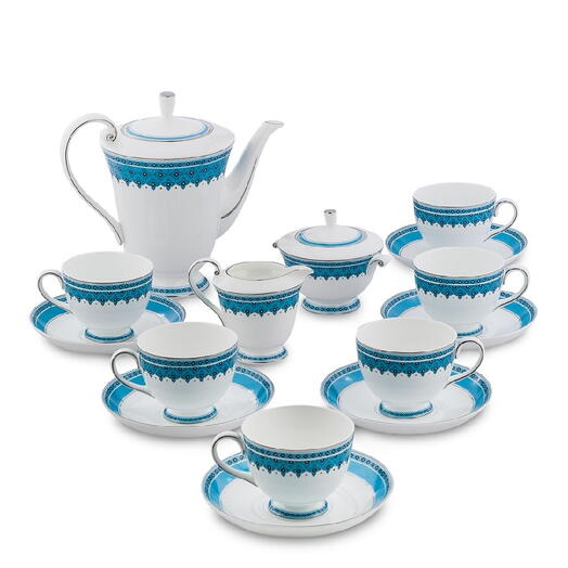Чайный сервиз 15 предметов на 6 персон "Византия" (Band-E-Rumi Pavone/ Банд-Е-Руми Павон)