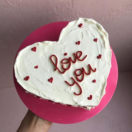 Торт-сердце «Love You» - сладкое признание