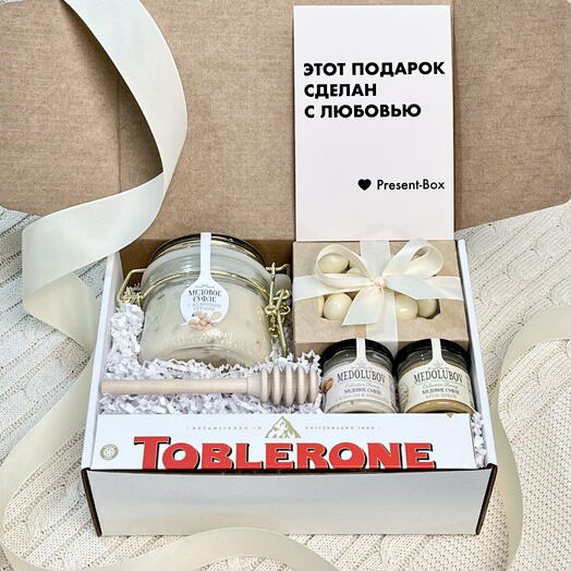 Подарочный набор «Мрамор» — готовый подарок ручной работы от Present-Box