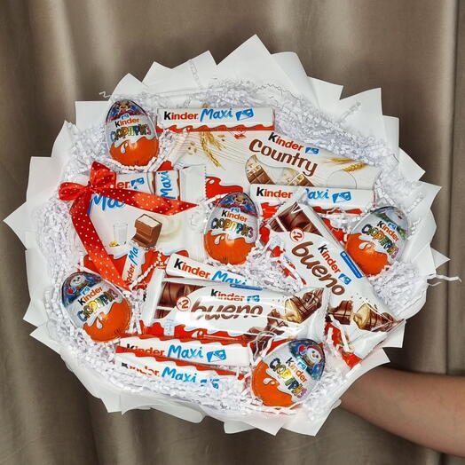 Букет с киндерами