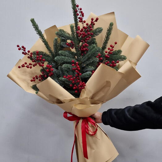 Шикарный новогодний букет