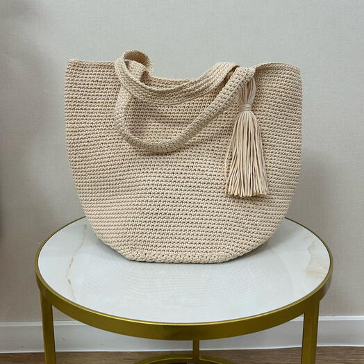 Пляжная сумка ручной работы