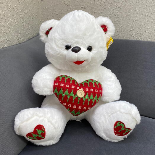 Мягкая игрушка Мишаня с сердечком♥️