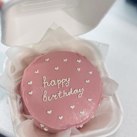 Торт Happy birthday маме/бабушке/сестре/подруге/жене в подарок на день рождения