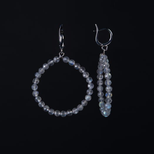 Серьги Ирис Лабрадор Rh+ (EAR1145)