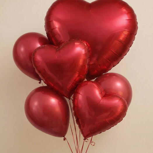 Набор воздушных шаров «Сердца»