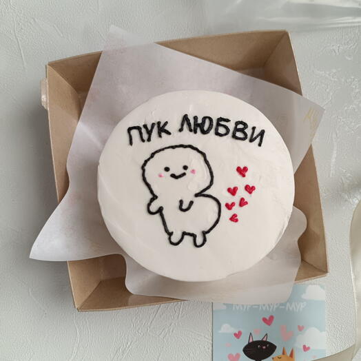 Бенто торт пук любви