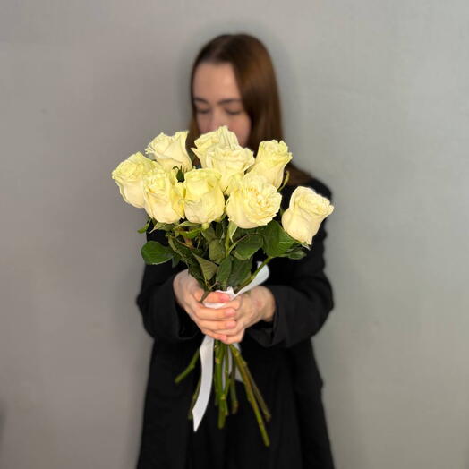 9 роз Эквадор под ленту